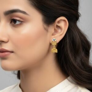 the "pure tricolor" jhumka fusion drop