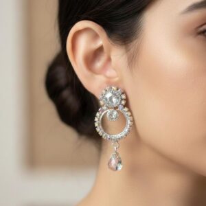 Celestial Sparkle Crystal Drop Earrings