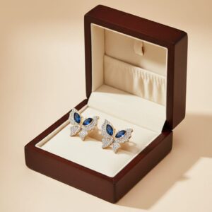 Butterly Shape Earings (Blue)