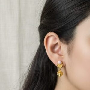 the "petite gilded jhumka" drops