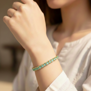 Silver Beaded Stretch Bracelet