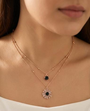 Rose Gold Layered Necklace