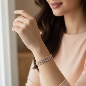 Rose Gold Crystal Bracelet