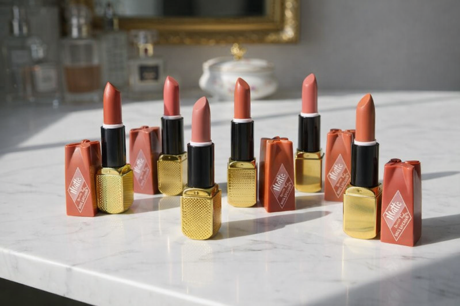 Miss Lirenn Velvet Matte Lipstick – Long Lasting Nude Matte Finish