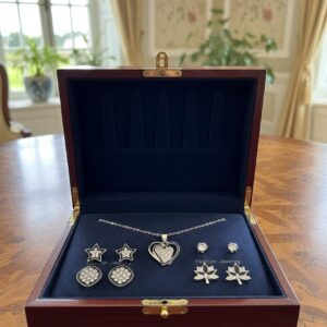 Star Heart Crystal Jewelry Set