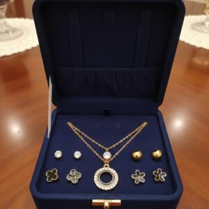 Crystal Flower Mixed Earrings Set