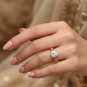 Rose Gold Solitaire Engagement Ring