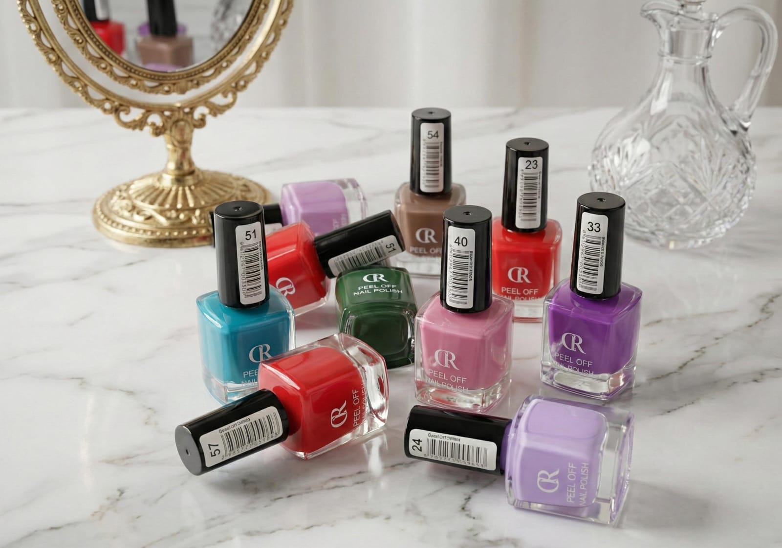 CR Peel-Off Nail Polish – Long-Lasting, Quick-Dry & Easy Removal Nail Color