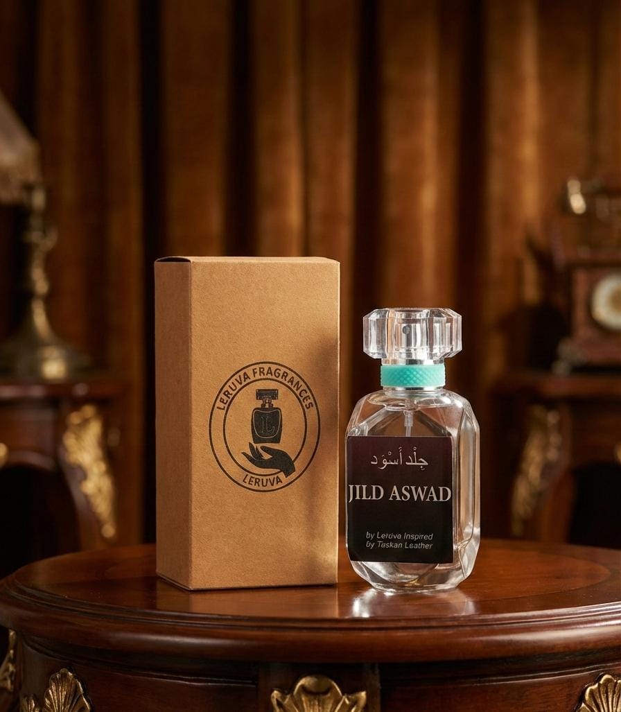 JILD ASWAD | جلد أسود – Unisex Eau de Parfum Inspired by Tuscan Leather (50ml)